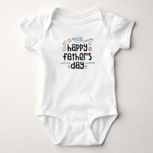 Happy Father's Day Baby Bodysuit