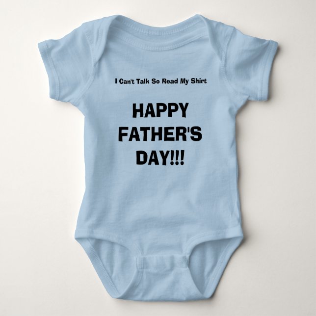 HAPPY FATHER'S DAY!!! BABY BODYSUIT (Front)