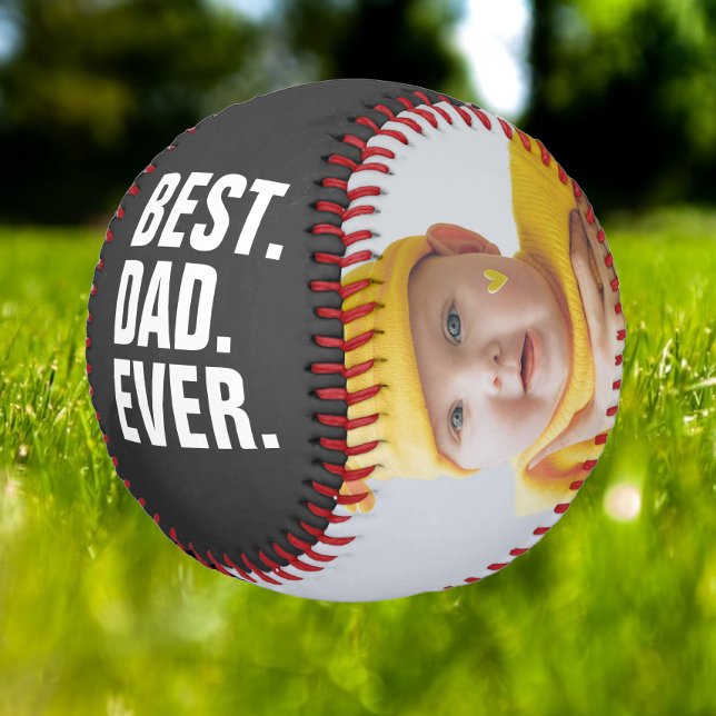 Happy Fathers Day Best Dad Ever Personalised Baseball (Creator Uploaded)