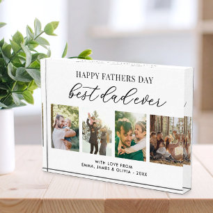 Happy Fathers Day Best Dad Ever  Photo Block