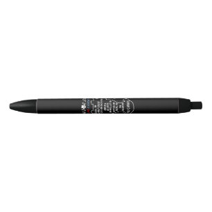 Happy Father's Day Best Dog Dad Black Ink Pen