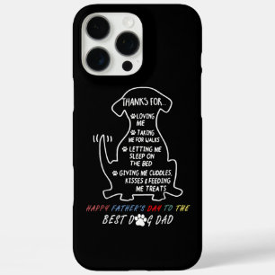 Happy Father's Day Best Dog Dad iPhone 16 Pro Max Case