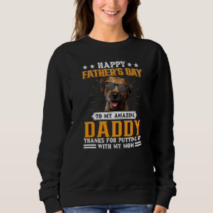 Happy Father's Day Border Terrier Dog Dad For Men Sweatshirt