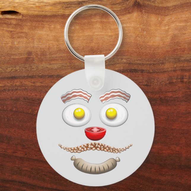 Happy Fathers Day Brunch Key Ring (Front)