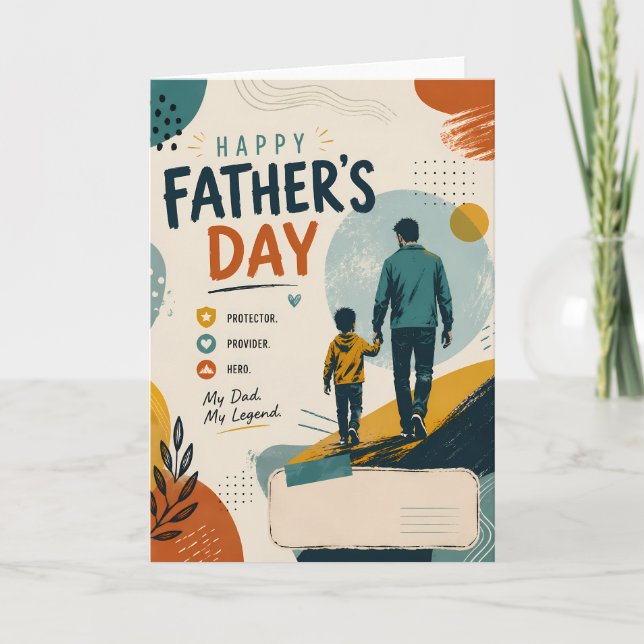 Happy Fathers Day Card (Front)