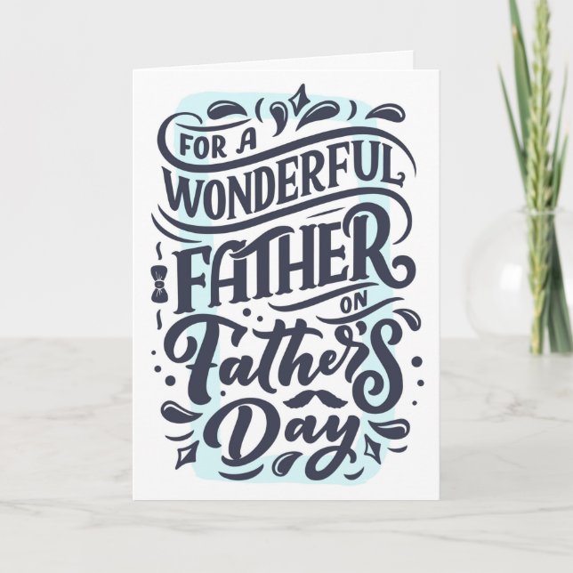 Happy Father's Day  Card (Front)