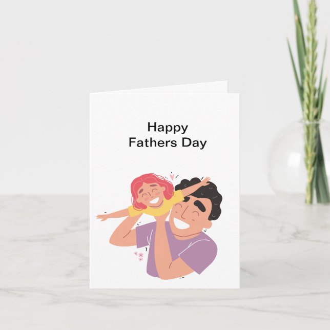 Happy Fathers Day Card  (Front)
