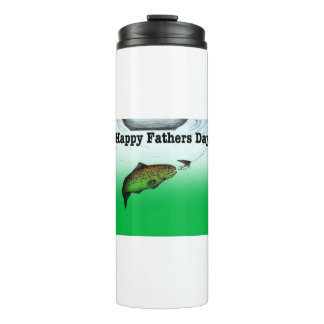 Happy Fathers Day Card fishing boating Thermal Tumbler