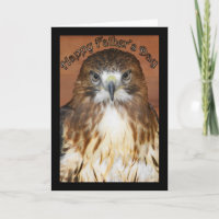 Happy Father's Day Card with Red Tailed Kite
