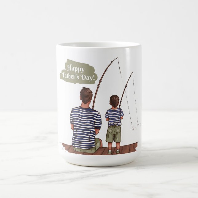 Happy Father's Day  Coffee Mug (Center)