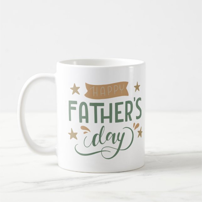 happy father's day coffee mug (Left)