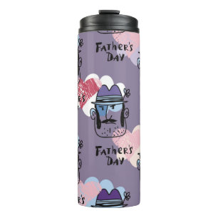 Happy Father's day. Collection unique greeting car Thermal Tumbler