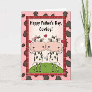 Happy Father's Day - Cows Card