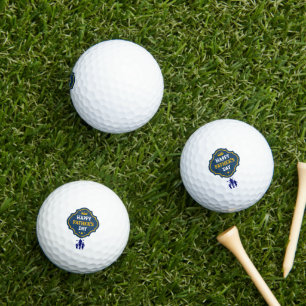 Happy Father's Day Crown & Kids - A Royal Tribute  Golf Balls