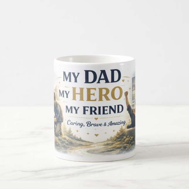  Happy Father's Day Custom Coffee Mug (Center)