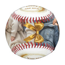Happy Father's Day Custom Family Photos Baseball