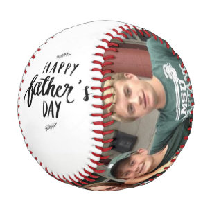 Happy Father's Day Custom Family Photos Baseball