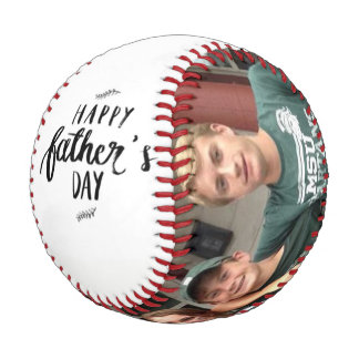 Happy Father's Day Custom Family Photos Baseball
