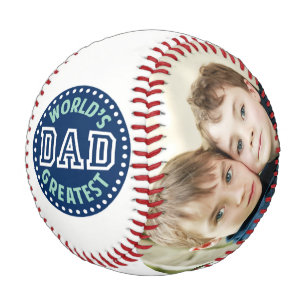 Happy Father's Day Custom Family Photos Baseball