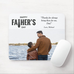 Happy Father's Day Custom Photo Mouse Pad