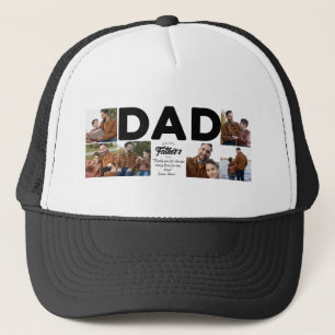 Happy Father's Day Custom Photo Trucker Hat