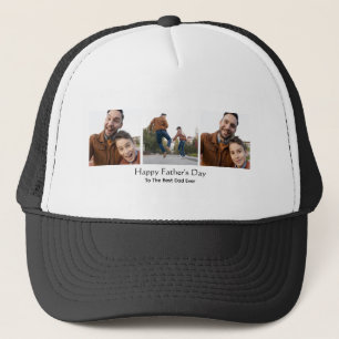 Happy Father's Day Custom Photo Trucker Hat