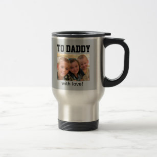 Happy Father's Day - Custom Photo/Year Travel Mug