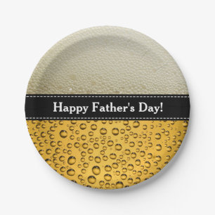 Happy Father's Day! Customise to ANY Beer Holiday Paper Plate