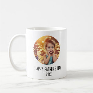 Happy Fathers Day Cute Child Photo Coffee Mug