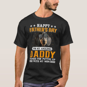 Happy Father's Day Dachshund Dog Dad For Men T-Shirt