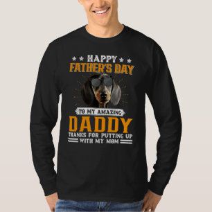 Happy Father's Day Dachshund Dog Dad For Men T-Shirt