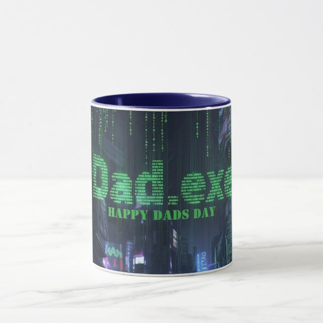 Happy Fathers' Day "DAD.EXE " Custom Mug (Center)