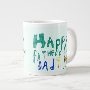 Happy Fathers Day Dad Jumbo Mug by Janz