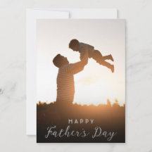Happy Father's Day Dad Kids Photo Card
