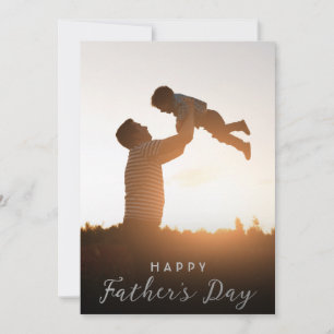 Happy Father's Day Dad Kids Photo Card
