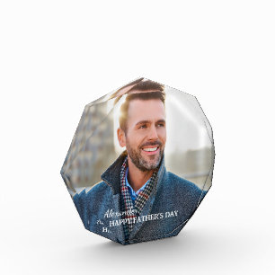 Happy Father's Day Dad Photo Custom  Acrylic Award