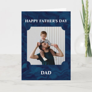 Happy Father's Day Dad Photo Custom Card