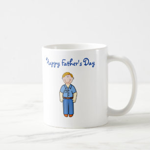 Happy Father's Day Dad with smiling father Coffee Mug