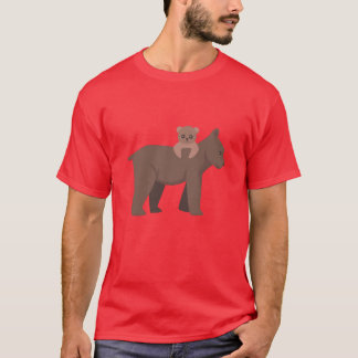Happy Fathers Day Daddy Bear funny T-Shirt