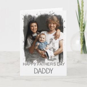 Happy Father's Day Daddy Custom Photo Card