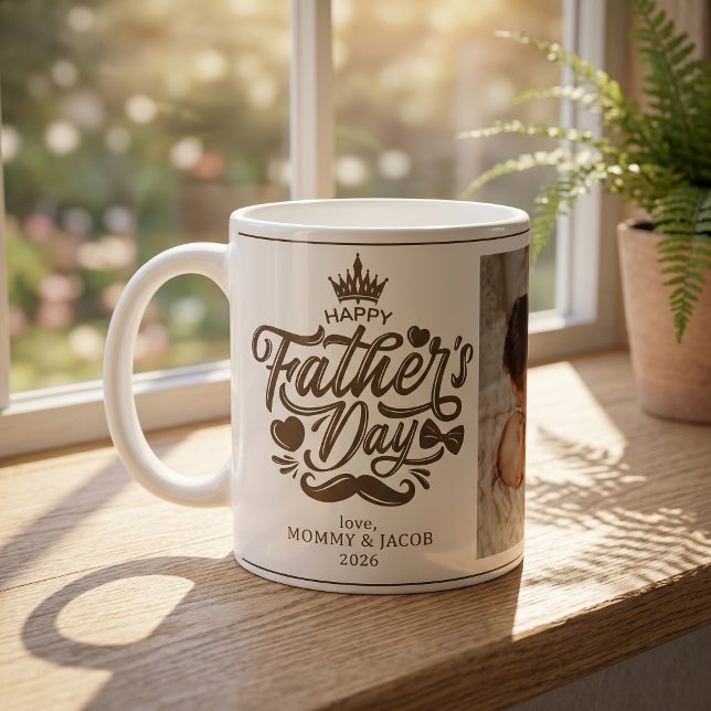 Happy Father's Day | Daddy Photo Coffee Mug (Creator Uploaded)