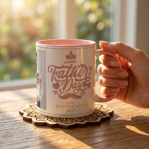 Happy Father's Day Daddy Photo Coffee Mug