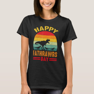 Happy Father's Day Dinosaur Son For Dad Trex Toddl T-Shirt