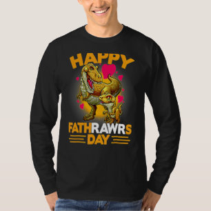 Happy Father's Day Dinosaur Son For Dad Trex Toddl T-Shirt