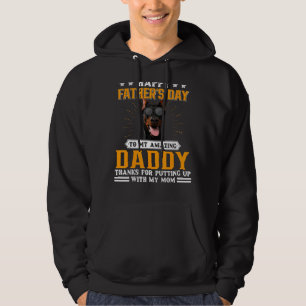 Happy Father's Day Doberman Dog Dad  For Men Hoodie
