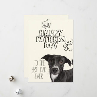 Happy Fathers Day Dog Dad Card