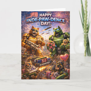 Happy Father's Day, epic sci-fi fourth of July Card