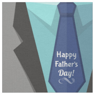 Happy Father's Day Fabric