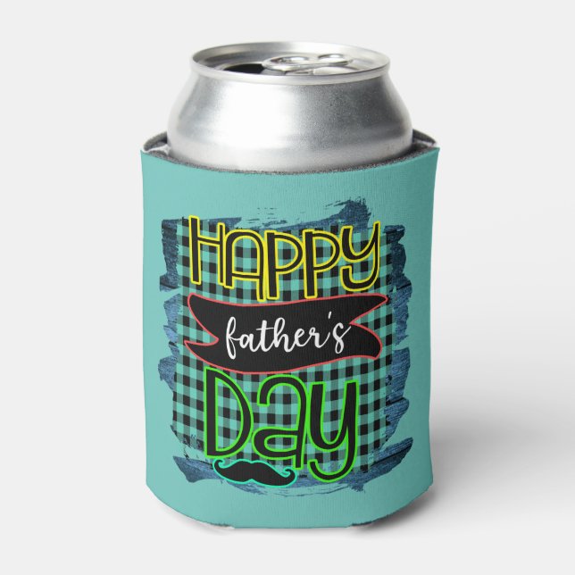 Happy Father's Day- Fathers Day Can Cooler (Can Front)