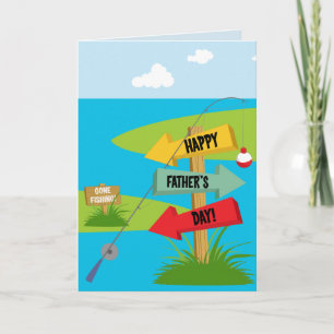 Happy Father's Day Fishing Card